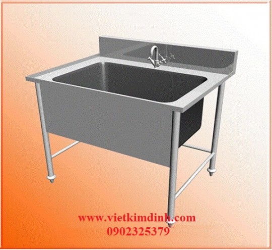 Bàn chậu đơn inox